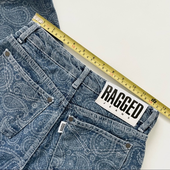 NWOT Ragged Paisley High Waisted Denim Jeans - Picture 8 of 8